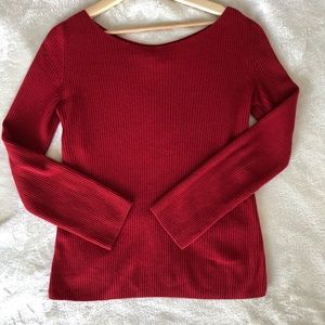 Babaton Kitano Ribbed Crossback Sweater Size XS